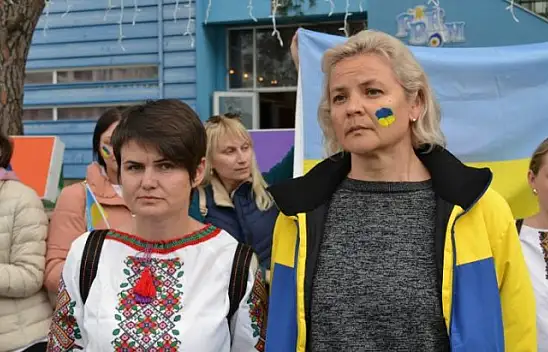 Fethiye'de yaşayan Ukraynalılardan savaşa tepki