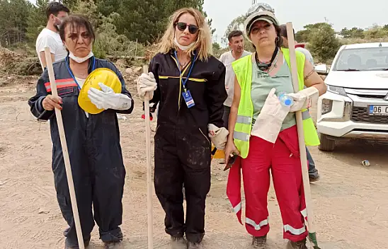 Gönüllüler yangın bölgelerine seferber oldular