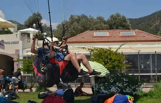 Kaçak yapılan yamaç paraşütüne dikkat!