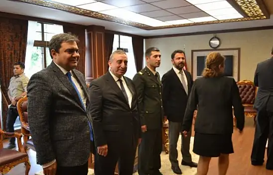 Kaymakamlıkta bayramlaşma töreni