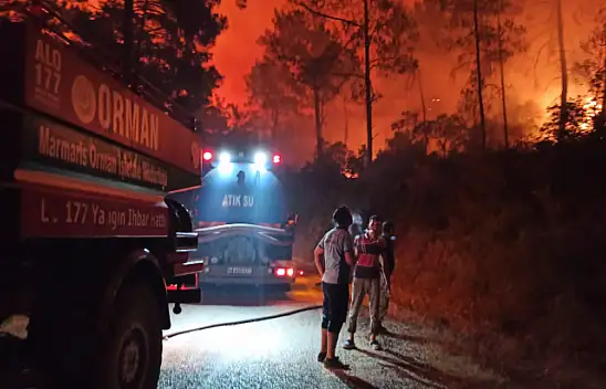 Marmaris'te yangın 2. gününde