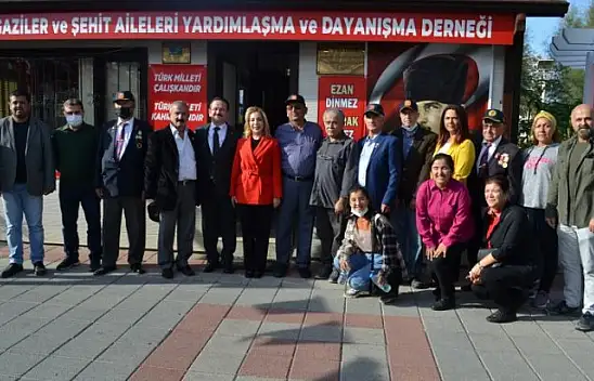 MİLLETVEKİLİ GÖKCAN'DAN GAZİLER DERNEĞİNE ZİYARET