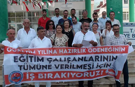 YAZAR, ''EĞİTİM ÇALIŞANLARI OLARAK 1 GÜNLÜK İŞ BIRAKMA EYLEMİ YAPIYORUZ''