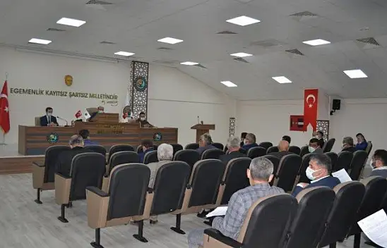 Yeni hizmet binasında ilk meclis toplantısı