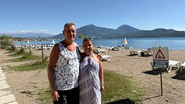 Emekli çiftin huzur adresi: Akmaz Plajı