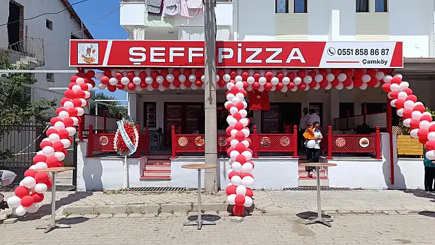 Fethiye Çamköy'de Şeff Pizza Hizmete Açıldı