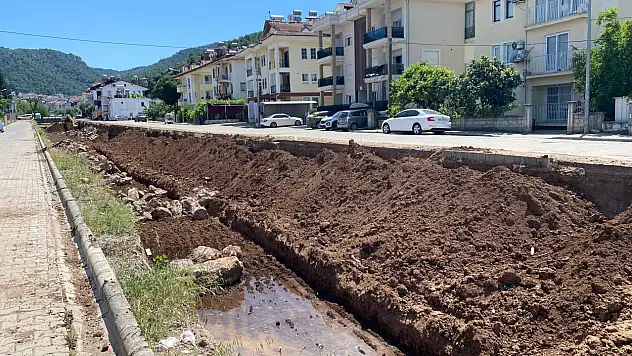 Fethiye'de Bulunan Toptaş Deresi'nde Islah Çalışmaları devam ediyor