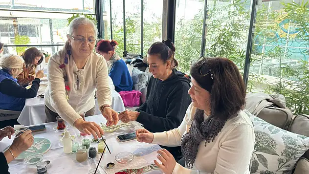 Fethiye'de çini sanatıyla zamana iz