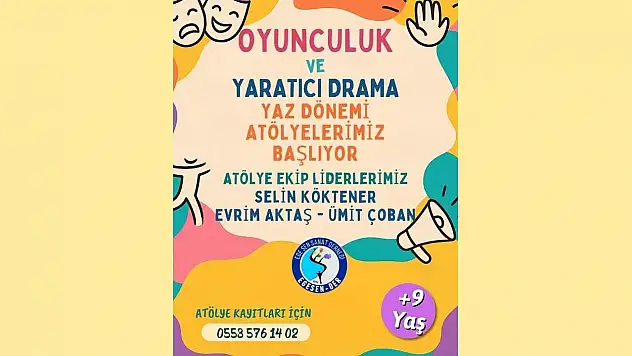 Fethiye'de Oyunculuk Ve Yaratıcı Drama Derslerine Başlıyor
