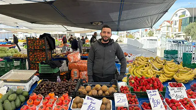 Fethiye'de Pazar Esnafı Yasin Talay: 'Asgari ücret zammı tezgahlara yansımayacak'