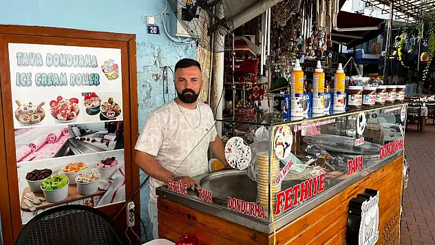 Fethiye'de Tava Dondurma Revaçta