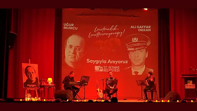 Fethiye'de Uğur Mumcu Ve Ali Gaffar Okkan Unutulmadı