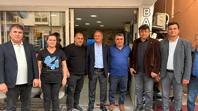 Fethiye Esnaf Odası Başkanı Soydemir'e esnaftan sıcak karşılama