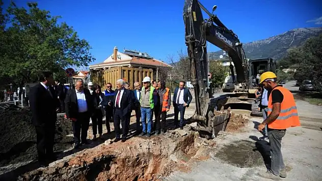 Fethiye'nin alt yapı yatırımı tamamlanıyor