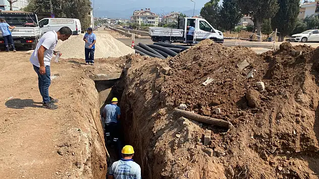 Fethiye Taşyaka'da Kanalizasyon Hatları Yenileniyor