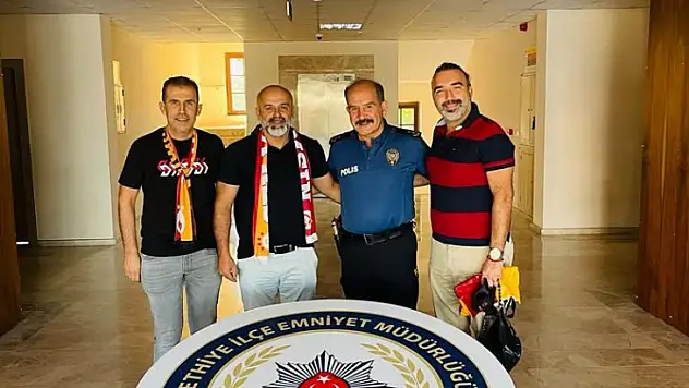 GALATASARAYLI TARAFTARLAR DERNEĞİ'NDEN MÜDÜR DADAŞOĞLU'NA ZİYARET