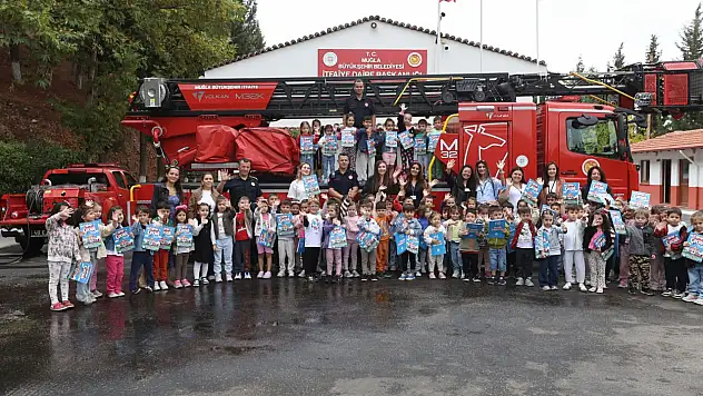 İtfaiye Haftası'nda küçük kahramanlar sahada