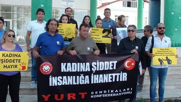 KADIN CİNAYETİNE FETHİYE'DEN BÜYÜK TEPKİ