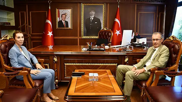 Kaymakam Büyüker'den Kaymakam Ertaş'a ziyaret