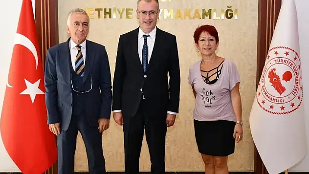 Kaymakam Ertaş'a Hayırlı Olsun Ziyaretinde Bulundular