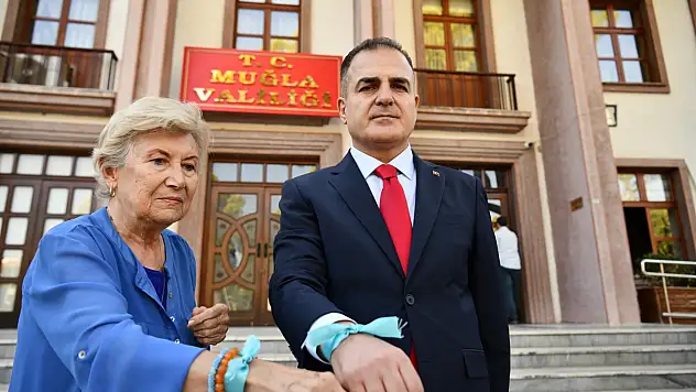 'Muğla, Ayçin Hanım'a sahip çıkıyor, Gazze'de zulüm bitecek barış gelecek'