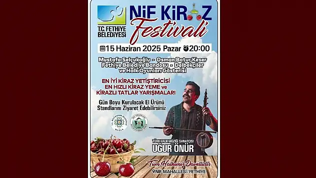 Nif Kiraz Festivali 15 Haziran'da!
