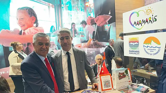 Turizm fuarında Marmaris tanıtılıyor