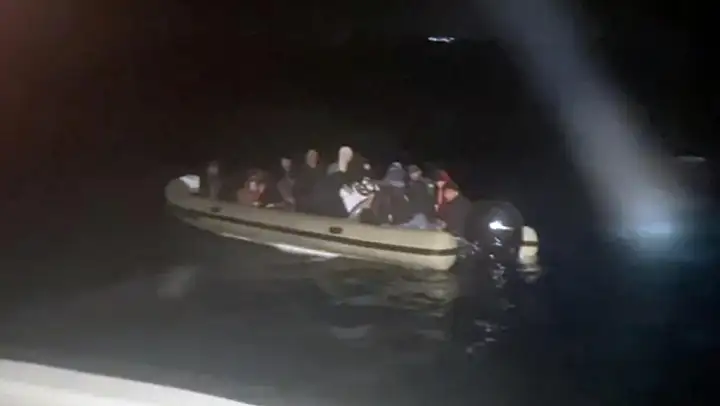 Datça'da 2 düzensiz göçmen olayında 41 göçmen yakalandı