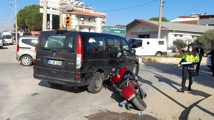 Milas'ta trafik kazası: 1 yaralı