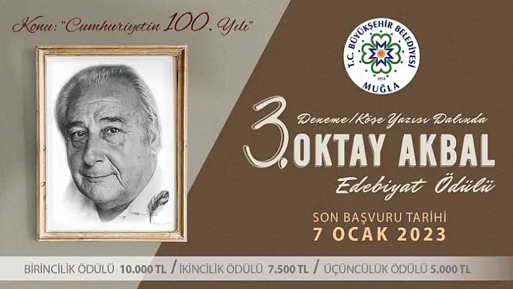 Oktay Akbal Edebiyat Ödülü başvuruları başladı