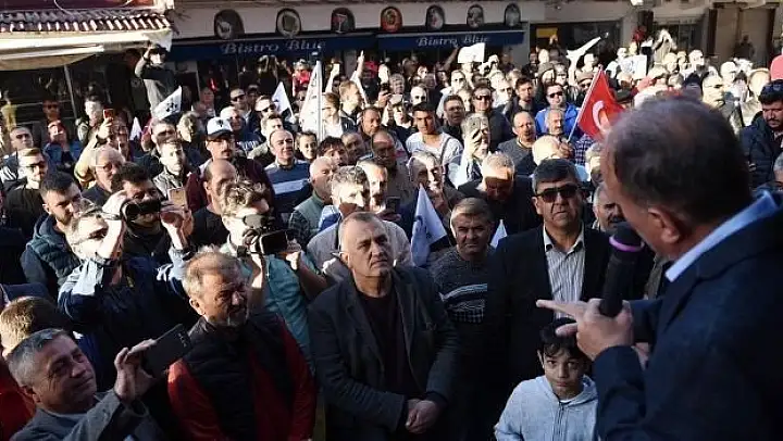 Saatcı'nın Dalyan ziyareti, mitinge dönüştü '31 Mart'ta Türkiye, Muğla'yı konuşacak'