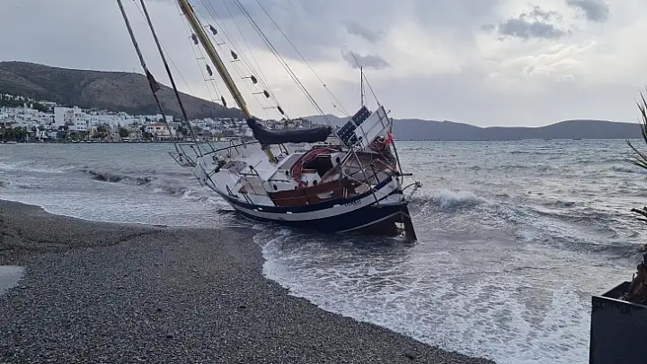 Sahil Güvenlik önlerine sürünce, sahile döndüler