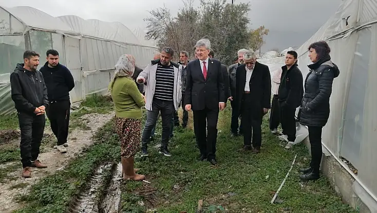 İYİ Partili Ergün Üreticileri Dinledi