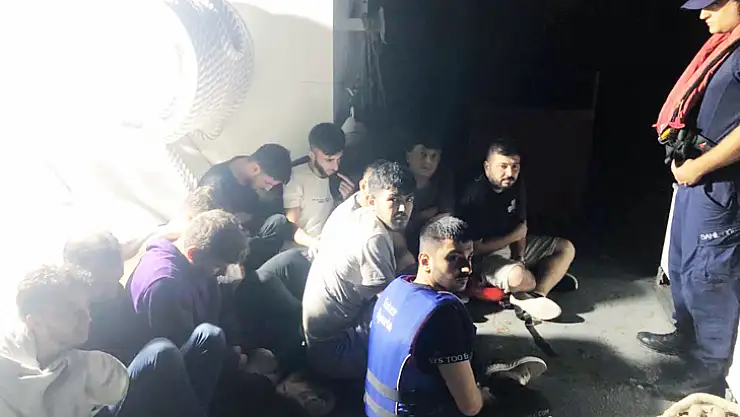 13 Düzensiz Göçmen Yakalandı