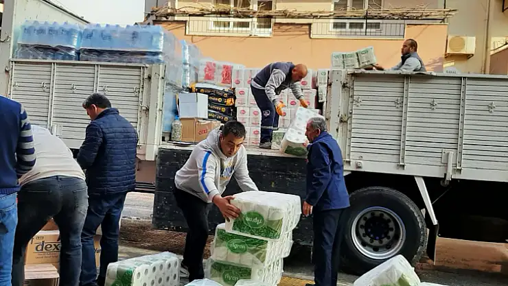 13'ÜNCÜ YARDIM ARACI DEPREM BÖLGESİNE SEVK EDİLDİ