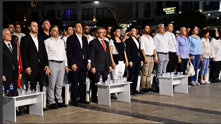 15 Temmuz Anma Programı düzenlendi