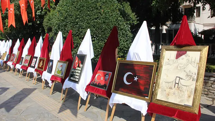 15 Temmuz 'Türkiye Geçilmez' Resim Sergisi Açıldı