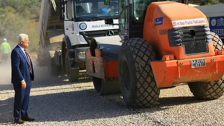 2 bin 750 metre sıcak asfalt çalışması gerçekleştirecek