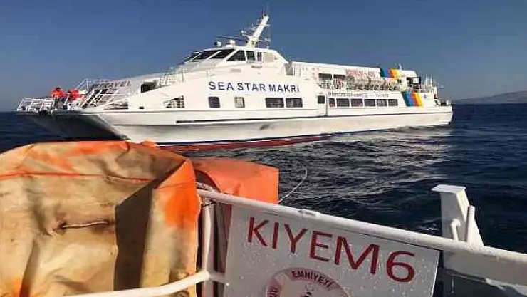 218 yolcu bulunan feribottaki yolcular kurtarıldı