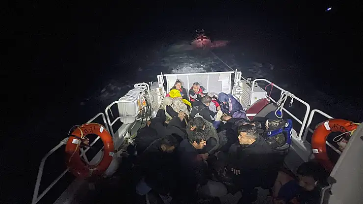 27 düzensiz göçmen kurtarıldı
