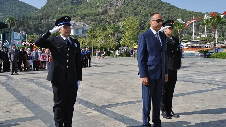 30 Ağustos Zafer Bayramı Fethiye'de Törenle Kutlandı