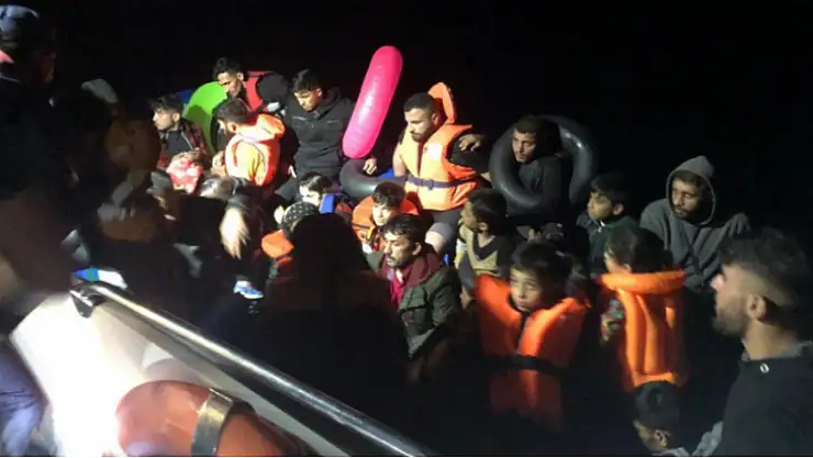 40 düzensiz göçmen yakalandı