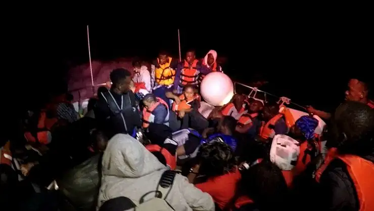 44 düzensiz göçmen Sahil Güvenlik ekipleri tarafından kurtarıldı