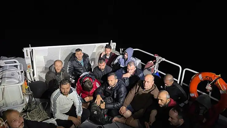 46 düzensiz göçmen ve bir göçmen kaçakçılığı şüphelisi yakalandı