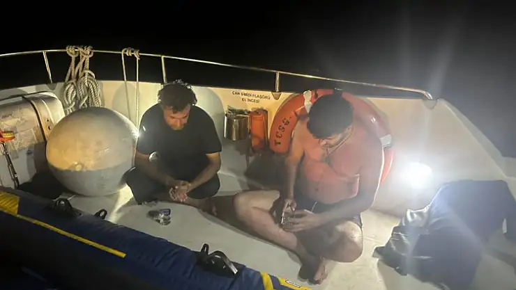 49 düzensiz göçmen yakalandı, 2'si kurtarıldı