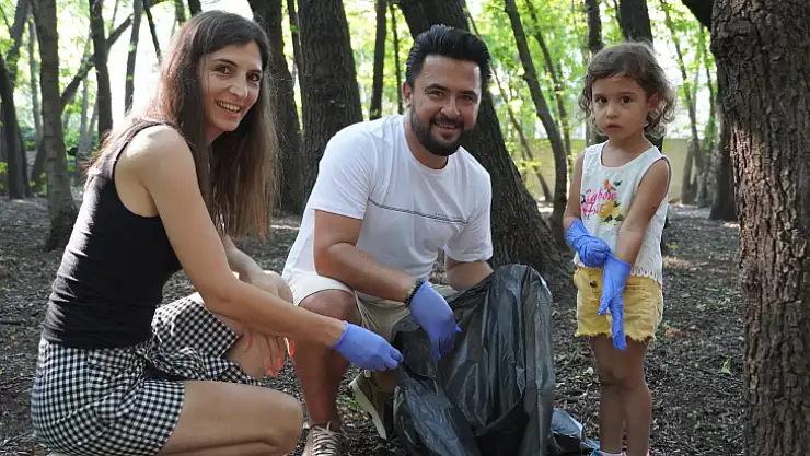 7 Yaşındaki Eylül'ün Projesi ile doğayı temizlediler