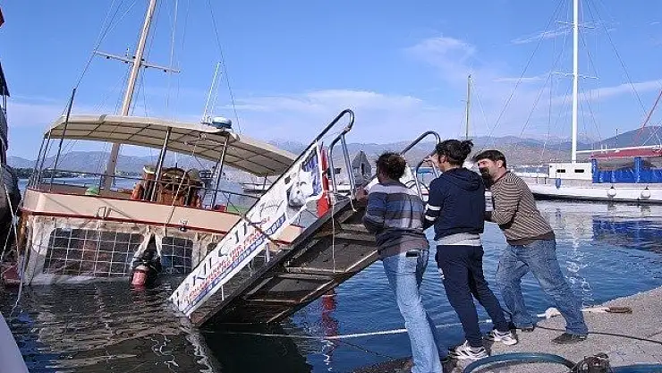 800 Bin Liralık Tekne Battı