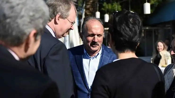AB Büyükelçisi Berger, Muğla'da Başkan Saatcı ile görüştü