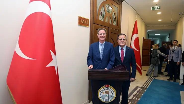 AB Türkiye Delegasyonu Başkanı Vali Akbıyık'ı ziyaret etti