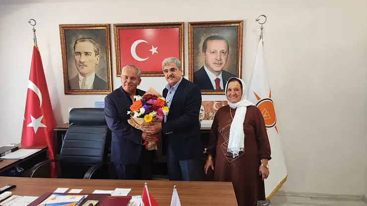 Aday Adayı Çaylı'dan AKP İlçe Teşkilatı'na Ziyaret